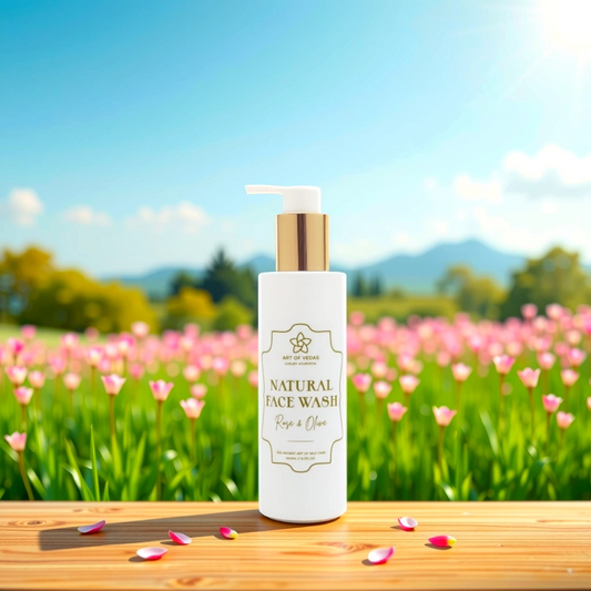 Natural Face Wash – Rose & Olive