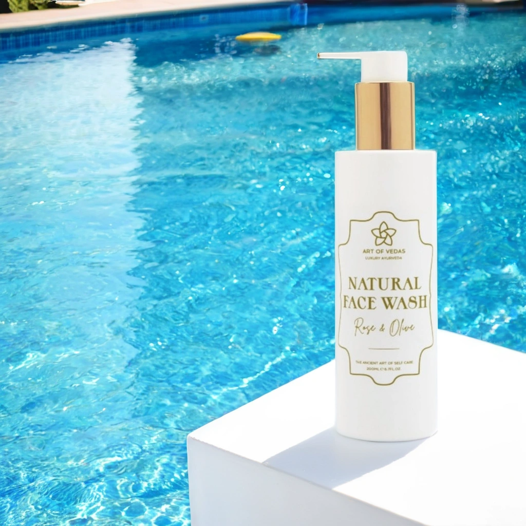 Natural Face Wash – Rose & Olive